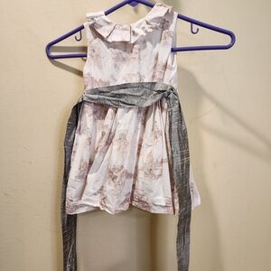 Paz Rodriguez Made in Spain Baby Girl  Cotton Printed Dress fits 9/12m